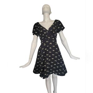 Eshakti Rudolph Print Retro Style Dress, VGUC, Size L/12